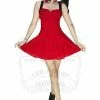 Dr Faust Red Mini Dress - Quinzel -Burleska shop red mini dress quinzel dr faust 300x