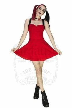 Dr Faust Red Mini Dress - Quinzel