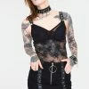 Jawbreaker Release Me Black Denim Skirt -Burleska shop release me black denim skirt ska 3739 04.994 300x