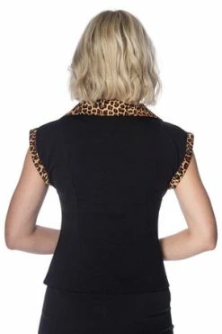Banned Rock N Roll Leopard Shirt -Burleska shop rock n roll leopard shirt banned 2 300x
