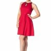Banned Rockin Red Keyhole Dress -Burleska shop rockin red keyhole dress banned 300x
