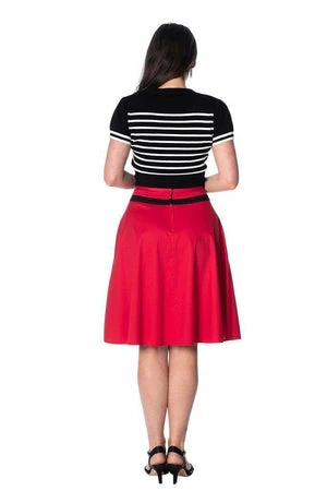 Banned Rockin Red Skirt 6 Banned Rockin Red Skirt - Image 4