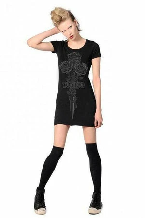 Toxico Rose & Knife Tee Dress 3 Toxico Rose & Knife Tee Dress
