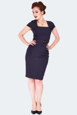 Voodoo Vixen Ruched Panels Bodycon Dress -Burleska shop ruched panels bodycon dress dra 9531 01.1370 300x