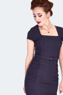 Voodoo Vixen Ruched Panels Bodycon Dress -Burleska shop ruched panels bodycon dress dra 9531 02.1370 300x