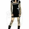Dr Faust Sailor Black Mini Dress - Maria