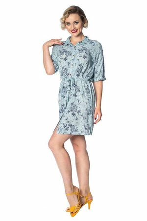Banned Santorini Dreams Relaxed Shirtdress 3 Banned Santorini Dreams Relaxed Shirtdress