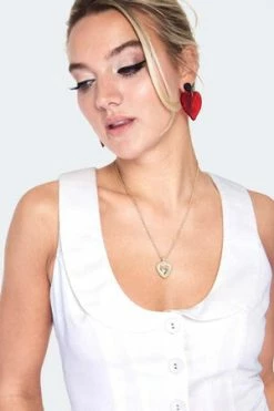 Voodoo Vixen Scoop Neck Vest -Burleska shop scoop neck vest tpa 2473 04.1385 300x