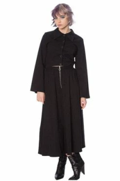 Banned Scratch Midi Skirt -Burleska shop scratch midi skirt banned 3 300x