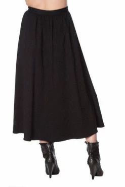 Banned Scratch Midi Skirt -Burleska shop scratch midi skirt banned 4 300x