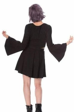 Banned Scratch Skater Skirt -Burleska shop scratch skater skirt banned 2 300x