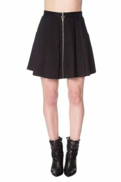 Banned Scratch Skater Skirt -Burleska shop scratch skater skirt banned 3 300x
