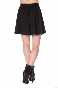 Banned Scratch Skater Skirt -Burleska shop scratch skater skirt banned 4 300x