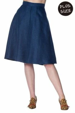 Banned Secretary Flare Skirt -Burleska shop secretary flare skirt banned 4 300x