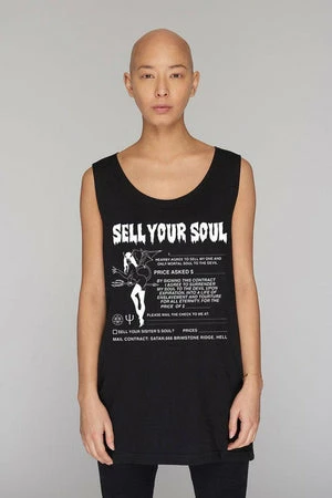 Long Clothing Sell Your Soul Vest - Unisex 4 Long Clothing Sell Your Soul Vest - Unisex - Image 2