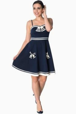 Banned Set Sail Strappy Dress -Burleska shop set sail strappy dress banned 3 300x