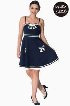 Banned Set Sail Strappy Dress -Burleska shop set sail strappy dress banned 5 300x