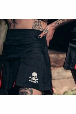 Toxico Skull & Bones Cheer Skirt -Burleska shop skull bones cheer skirt toxico 2 35b7a216 341b 47c9 9190 97cc1a31ceb2 300x