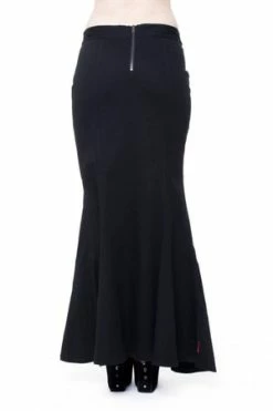 Queen Of Darkness Slinky Skirt -Burleska shop slinky skirt queen of darkness 2 300x