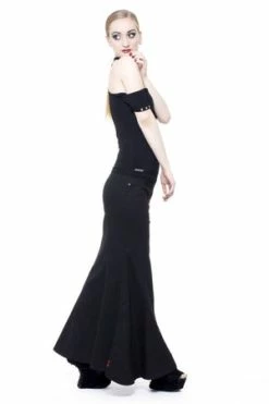 Queen Of Darkness Slinky Skirt -Burleska shop slinky skirt queen of darkness 4 300x