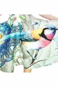 Dr Faust Songbird Henna Pastel Midi Dress - Helice -Burleska shop songbird henna pastel midi dress helice dr faust 3 300x