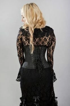Burleska Sophisticated Spiral Steel Boned Underbust Corset In Black Taffeta 5 Burleska Sophisticated Spiral Steel Boned Underbust Corset In Black Taffeta -Burleska shop sophisticated spiral steel boned underbust corset in black taffeta burleska 2 300x