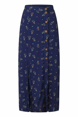 Banned Spring Sprig Print Long Line Skirt 3 Banned Spring Sprig Print Long Line Skirt