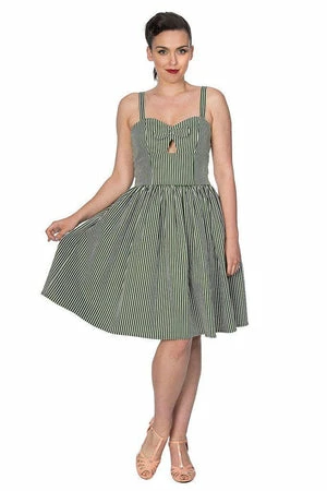 Banned Stripes & Bows Flare Dress 2 Banned Stripes & Bows Flare Dress