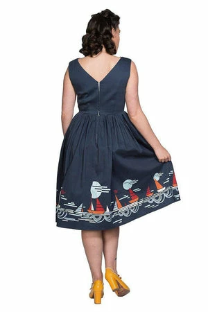 Banned Summer Sail Fit And Flare Dress 4 Banned Summer Sail Fit And Flare Dress - Image 2