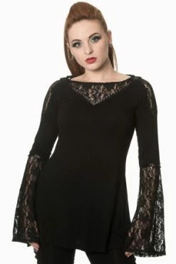 Banned The Dark Hour Awaits Jersey Top -Burleska shop the dark hour awaits jersey top banned 3 300x