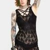 Jawbreaker Tied Up In Lace Cross Front Dress -Burleska shop tied up in lace cross front dress jawbreaker 300x