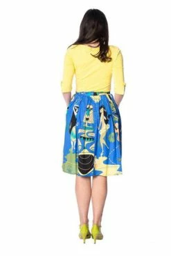 Banned Tiki Swing Skirt -Burleska shop tiki swing skirt banned 5 300x