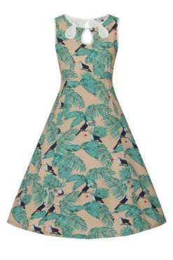 Banned Toucan All Over Dress -Burleska shop toucan all over dress banned 2 300x