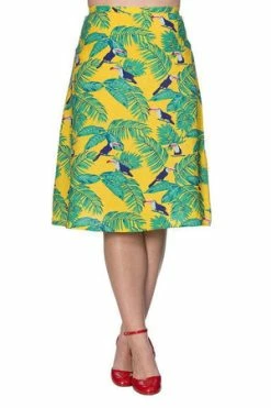 Banned Toucan All Over Skirt