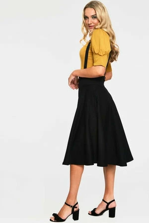 Voodoo Vixen Toyin Herringbone Overall Skirt 11 Voodoo Vixen Toyin Herringbone Overall Skirt - Image 9