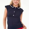 Voodoo Vixen Front Button Collar Top -Burleska shop tpa 2364 bi 01 300x