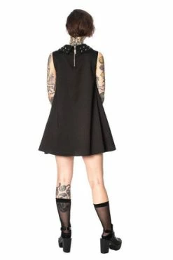 Banned Urban Vamp Collar Studs Dress -Burleska shop urban vamp collar studs dress banned 2 300x
