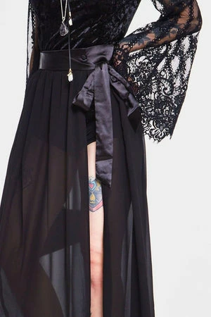 Jawbreaker Vamped Chiffon Coordinate Skirt 7 Jawbreaker Vamped Chiffon Coordinate Skirt - Image 5