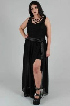 Jawbreaker Vamped Chiffon Coordinate Skirt 15 Jawbreaker Vamped Chiffon Coordinate Skirt -Burleska shop vamped chiffon coordinate skirt jawbreaker 6 300x