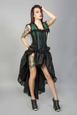 Burleska Venice Burlesque Overbust Corset In Taffeta -Burleska shop venice burlesque overbust corset in taffeta burleska 11 300x