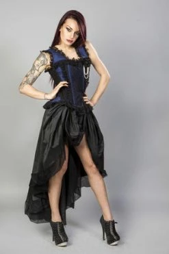 Burleska Venice Burlesque Overbust Corset In Taffeta -Burleska shop venice burlesque overbust corset in taffeta burleska 3 300x
