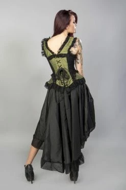 Burleska Venice Burlesque Overbust Corset In Taffeta -Burleska shop venice burlesque overbust corset in taffeta burleska 5 300x