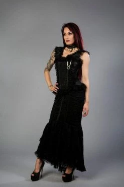 Burleska Venice Burlesque Overbust Corset In Taffeta -Burleska shop venice burlesque overbust corset in taffeta burleska 8 300x