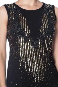 Banned Vertical Stripe 20s Dress -Burleska shop vertical stripe 20s dress banned 5 300x