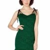Voodoo Vixen Victoria Green Lace Wiggle Dress -Burleska shop victoria green lace wiggle dress voodoo vixen 300x