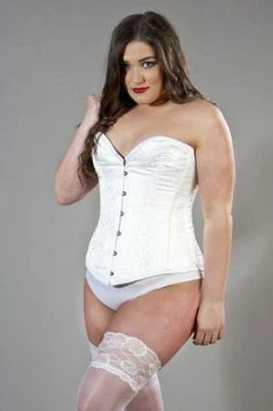 Burleska Victorian Overbust Corset In Brocade