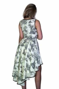 Dr Faust Vintage Victorian 19th Century High-Low Dress - Juniper -Burleska shop vintage victorian 19th century high low dress juniper dr faust 2 300x