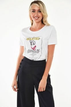 Voodoo Vixen Wanted Tee -Burleska shop wanted tee voodoo vixen 4 300x