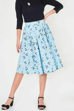 Voodoo Vixen Wendy Dog Print Skirt -Burleska shop wendy dog print skirt voodoo vixen 3 300x