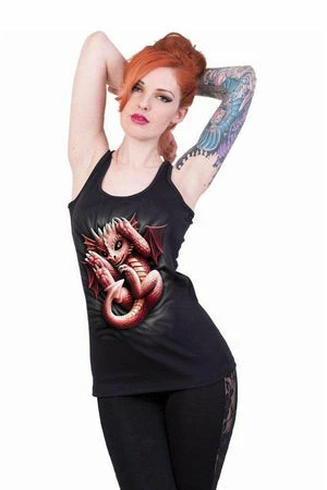 Spiral Whelp - Razor Back Top Black 4 Spiral Whelp - Razor Back Top Black - Image 2